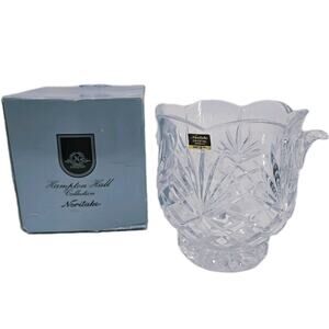 NORITAKE Hampton Hall Crystal Ice Bucket 2 Qt 908/766 GERMANY NEW In Box
